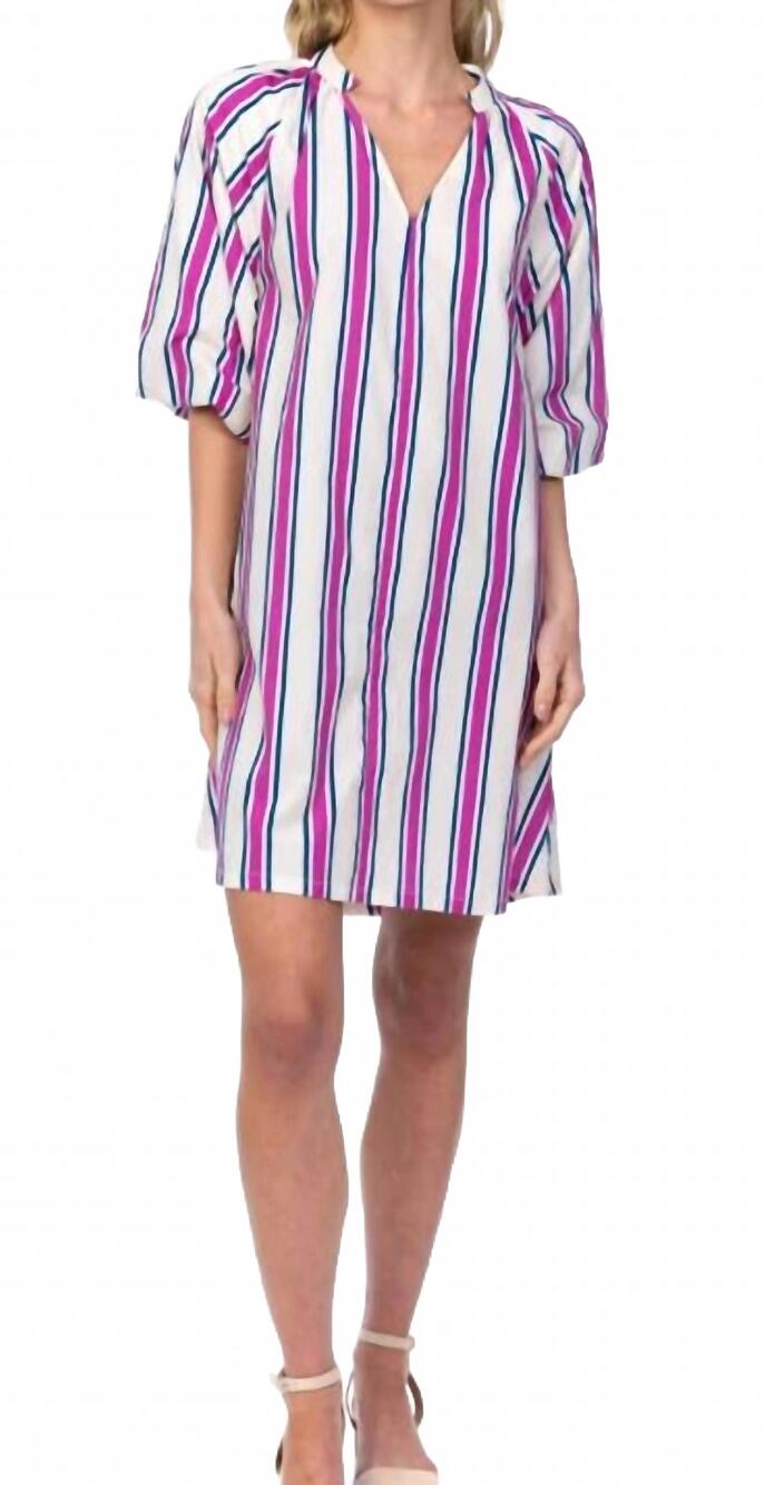 NEW TOLANI layana dress in fuchsia